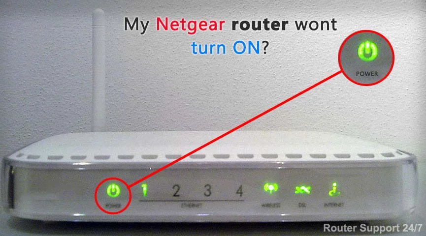 My Netgear Router Won't Turn On?