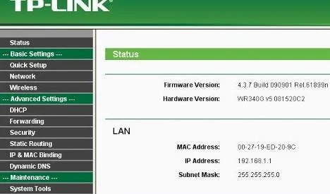 Configure TP-Link Router for WiFi