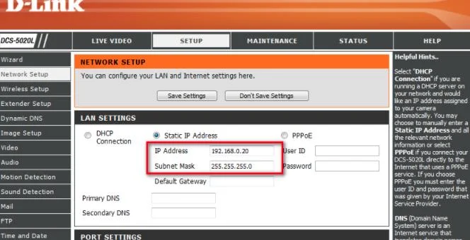 find dlink router ip