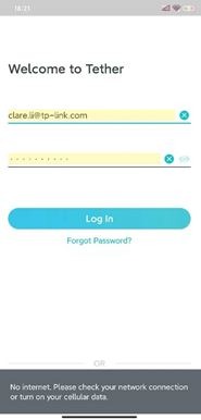 Configure Range Extender via Tether APP