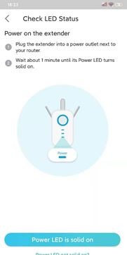 Configure Range Extender via Tether APP