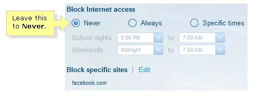 Linksys Router Parental Controls not Working