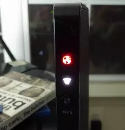 red globe on verizon router