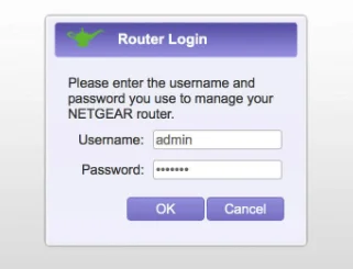 netgear router setup page