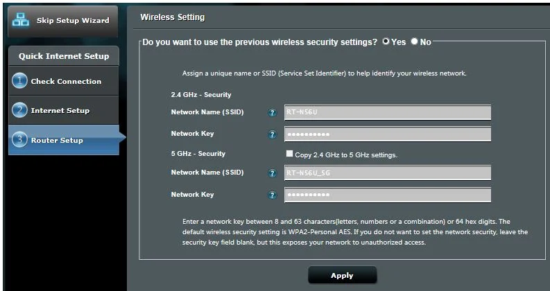 asus router as access point