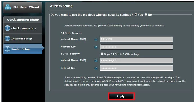 asus router as access point