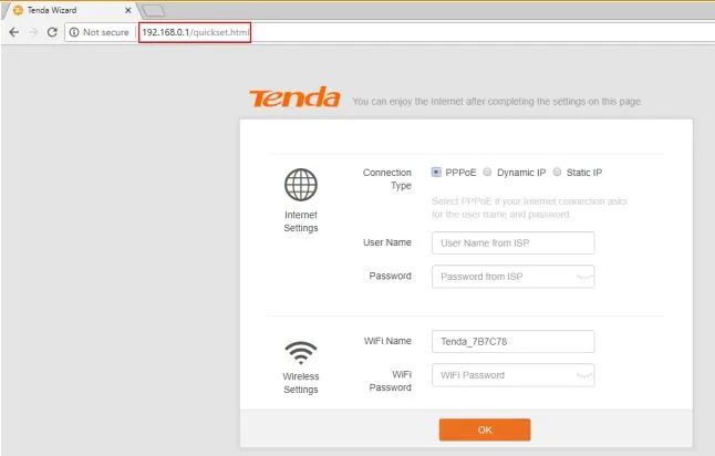 tenda router not working