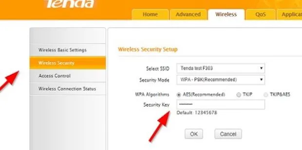 tenda router no internet access