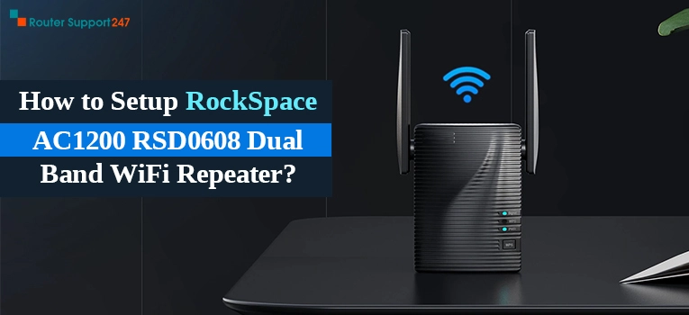 How to Setup RockSpace AC1200 RSD0608 Dual Band WiFi Re...